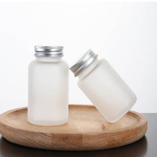 C) ガラス広口キャプボトル(透明/半透明) 150ml - YOKIプラザ - 化粧品容器