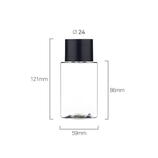 L) スクリューキャップボトル(二重大キャップ) CS200ml_PET - YOKIプラザ - 化粧品容器