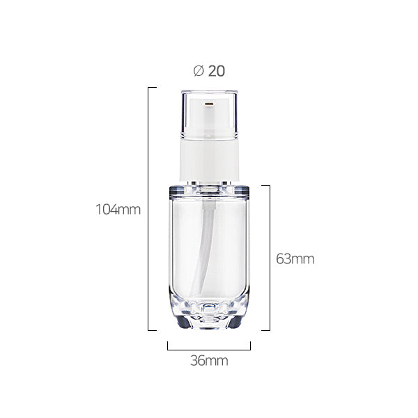 L) ワンドロップDXポンプ CU30ml_HB - YOKIプラザ - 化粧品容器