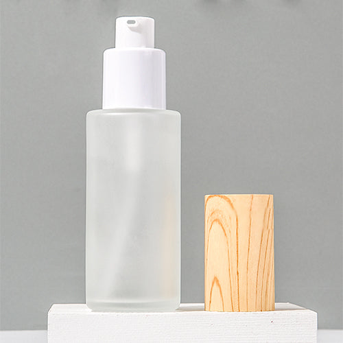 C) ガラスワンドロップポンプ(半透明) 120ml - YOKIプラザ - 化粧品容器