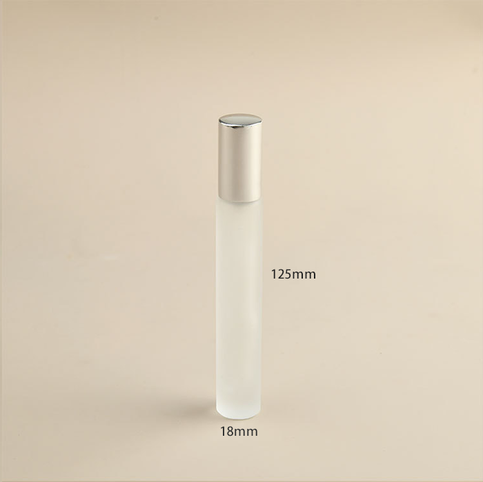 C) アルミキャップガラススプレー(半透明・細長タイプ) 10ml