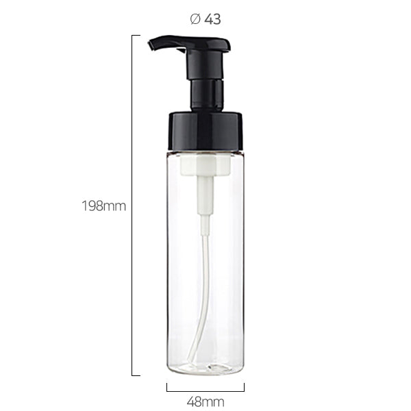 L) 泡ポンプ(黒/Aタイプ) CL200ml_PET