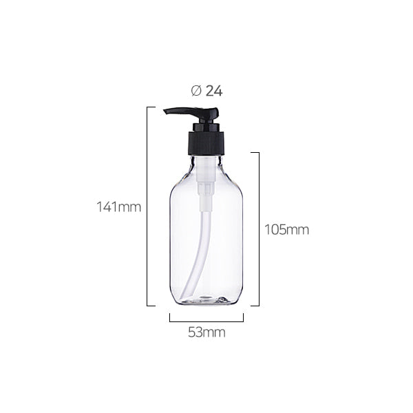 L) ポンプボトル(Dタイプ) CAS150ml_PET