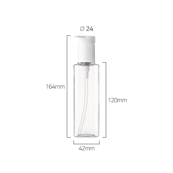 L) ジェルポンプボトル360(角型) S150ml_PET