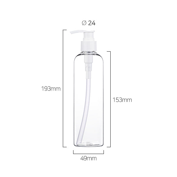 L) ポンプボトル(Bタイプ) CRL250ml_PET