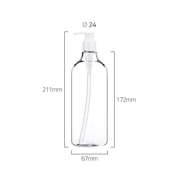 L) ポンプボトル(Bタイプ) CW500ml_PET