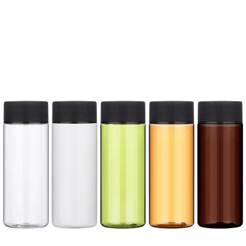 L) スクリューキャップボトル(広口・ローレット有り) 180ml _PET - YOKIプラザ - 化粧品容器