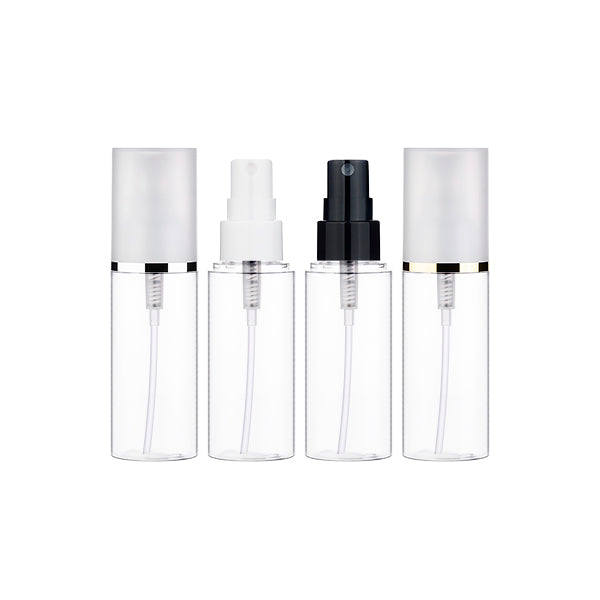 L) オーバーキャップミストスプレー(金銀ラインキャップ) N-OY50ml_PET - YOKIプラザ - 化粧品容器