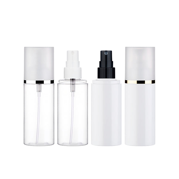 L) オーバーキャップミストスプレー(金銀ラインキャップ) N-OY100ml_PET - YOKIプラザ - 化粧品容器