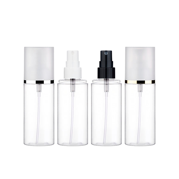 L) オーバーキャップミストスプレー(金銀ラインキャップ) N-OY100ml_PET - YOKIプラザ - 化粧品容器