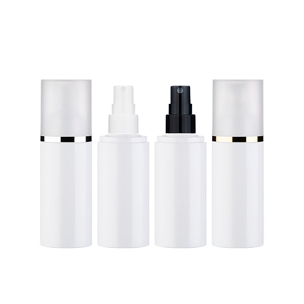 L) オーバーキャップミストスプレー(金銀ラインキャップ) N-OY100ml_PET - YOKIプラザ - 化粧品容器