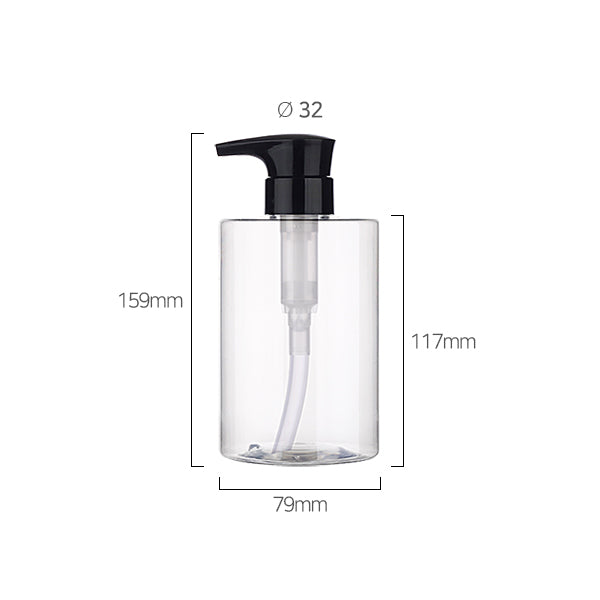 L) 防水ポンプボトル(Gタイプ) CS500ml_PET