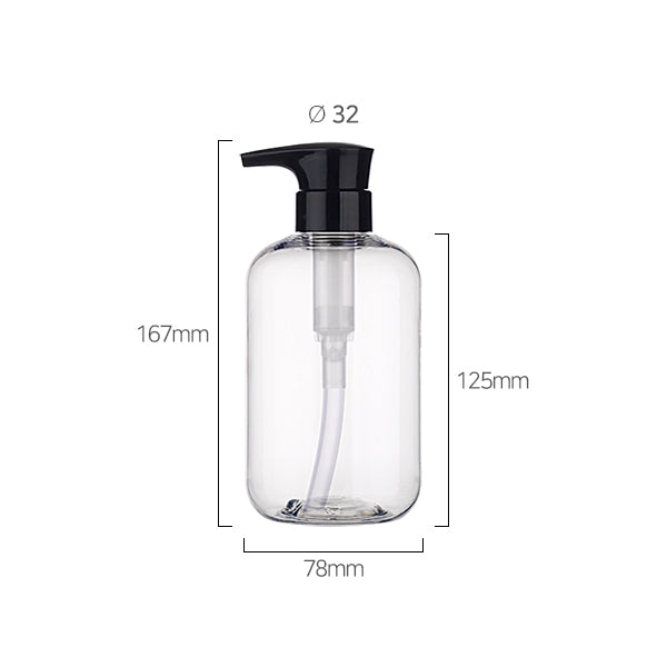 L) 防水ポンプボトル(Gタイプ) CO500ml_PET