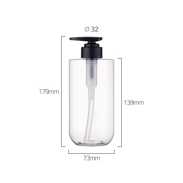 L) 防水ポンプボトル(G1タイプ) CU500ml_PET