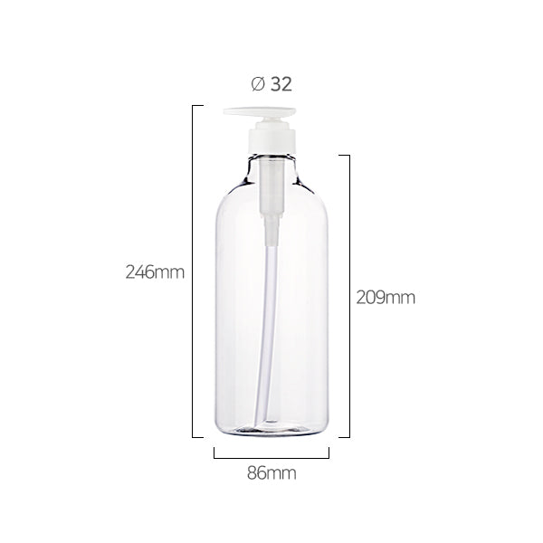L) 防水ポンプボトル(G1タイプ) CW1000ml_PET