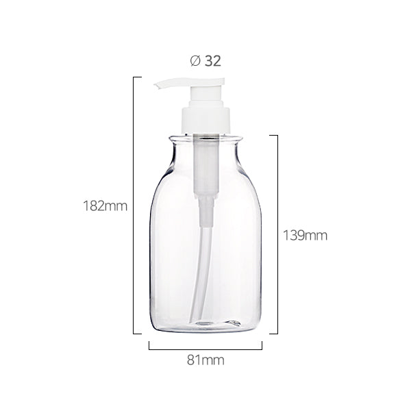 L) 防水ポンプボトル(G2タイプ) CRS500ml_PET