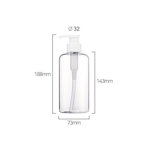 L) 防水ポンプボトル(G2タイプ) CR500ml_PET