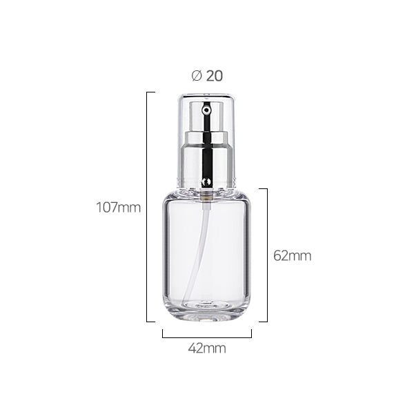 L) フルメタルワンドロップポンプ CUR50ml_HB - YOKIプラザ - 化粧品容器