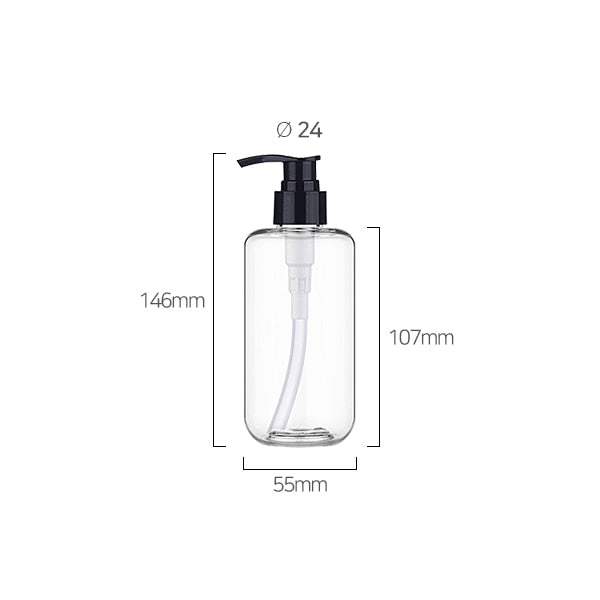 L) ポンプボトル(Bタイプ) CUR200ml_PET