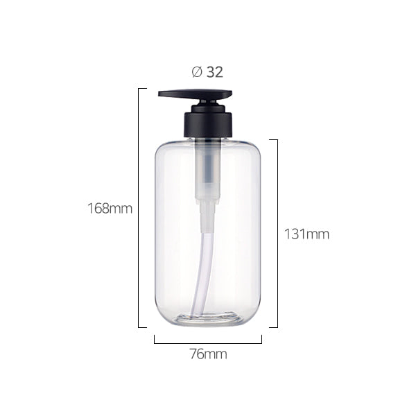 L) 防水ポンプボトル(G1タイプ) CUR500ml_PET