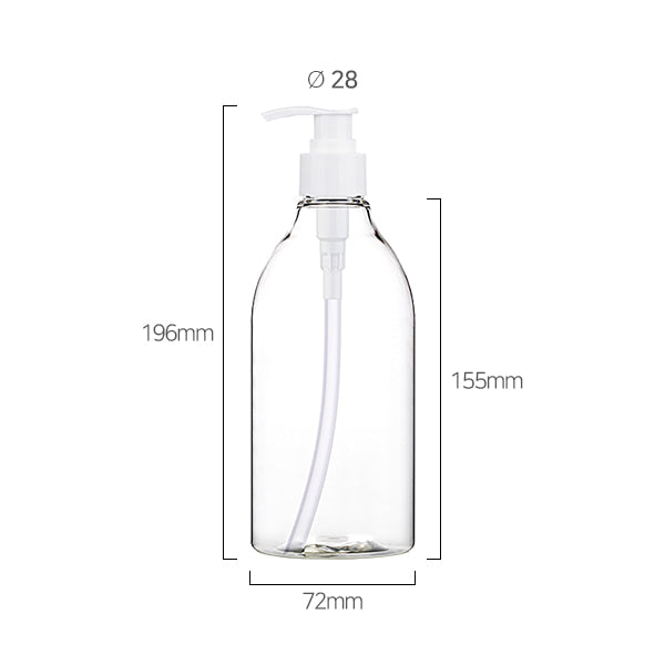 L) ポンプボトル(Bタイプ) CG500ml_PET