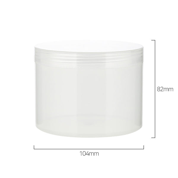 L) クリームジャー(中蓋付) 500g_PP