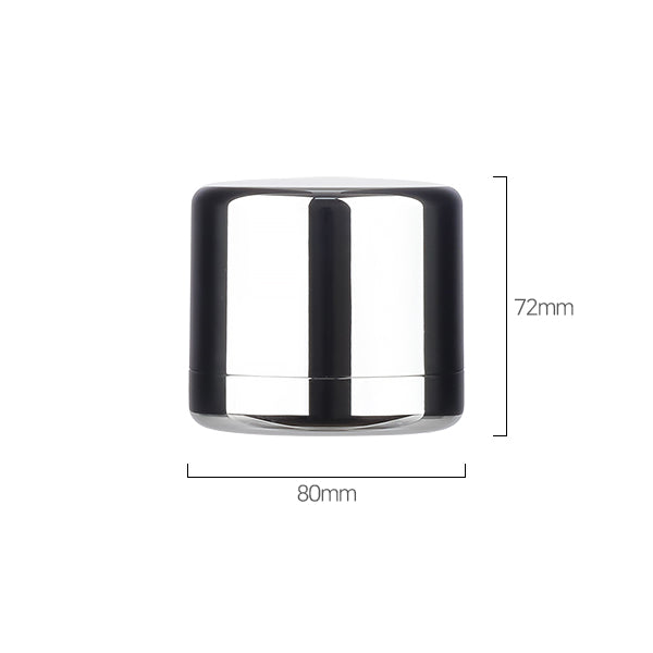 L) アクリルクリームジャー(中蓋付・Aタイプ) S80,100g
