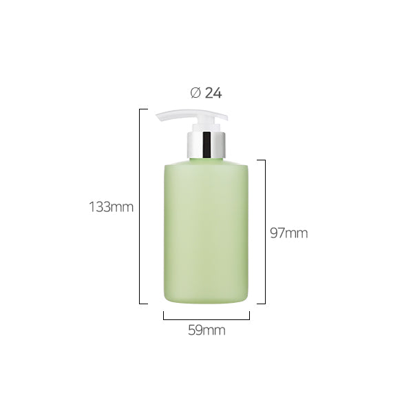 L) 金冠・銀冠ポンプボトル(グリーン) C200ml_PP