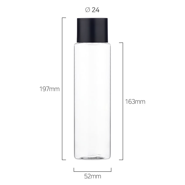 L) スクリューキャップボトル(二重大キャップ) CL300ml_PET - YOKIプラザ - 化粧品容器