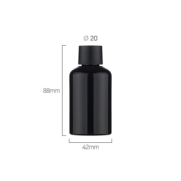 L) ガラス ビタミン用キャップ/スポイト 容器 GCR50ml