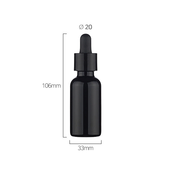 L) ガラス ビタミン用キャップ/スポイト 容器 GRS30ml