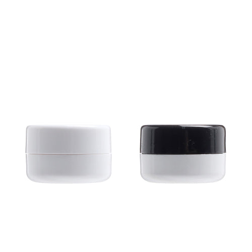 D) クリームジャー(白) 3g_SAN - YOKIプラザ - 化粧品容器