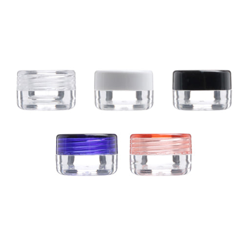 D) クリームジャー(透明) 3g_SAN - YOKIプラザ - 化粧品容器