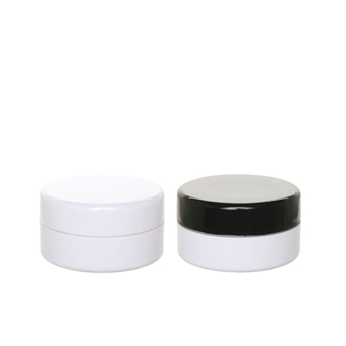 D) クリームジャー(白) 12g_SAN - YOKIプラザ - 化粧品容器