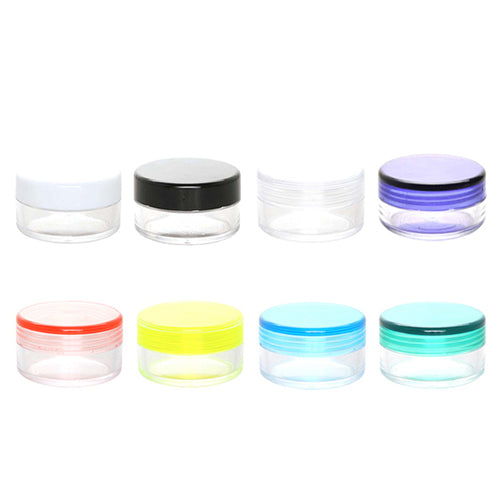 D) クリームジャー(透明) 12g_SAN - YOKIプラザ - 化粧品容器