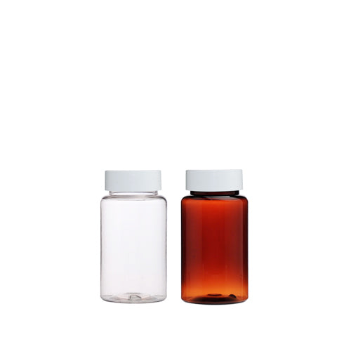 D) 広口キャップボトル(一重キャップ) K120ml_PET - YOKIプラザ - 化粧品容器