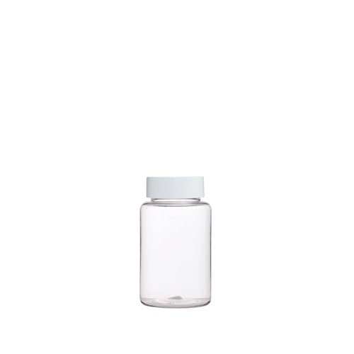 D) 広口キャップボトル(ローレットなし)K130ml_PET - YOKIプラザ - 化粧品容器