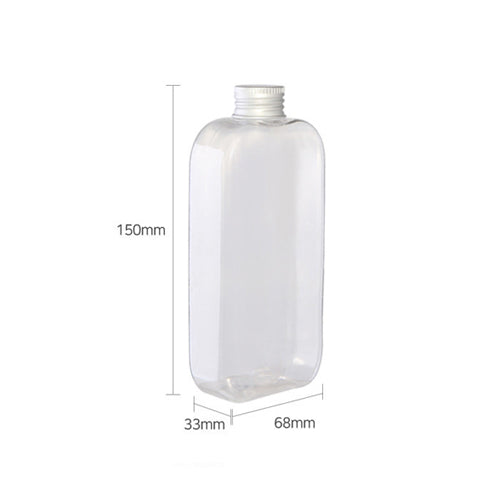 K) アルミキャップスクエアボトル K250ml_PET - YOKIプラザ - 化粧品容器