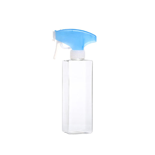 D) トリガースプレー(水色キャップ・角型) T500ml_PET - YOKIプラザ - 化粧品容器
