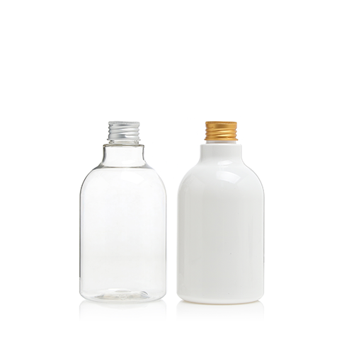 D) 中栓付 アルミスクリューキャップボトル N350ml_PET - YOKIプラザ - 化粧品容器
