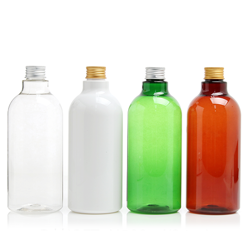 D) 中栓付 アルミスクリューキャップボトル N500ml_PET - YOKIプラザ - 化粧品容器