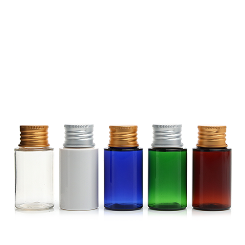 D) 中栓付 アルミスクリューキャップボトル T20ml_PET - YOKIプラザ - 化粧品容器