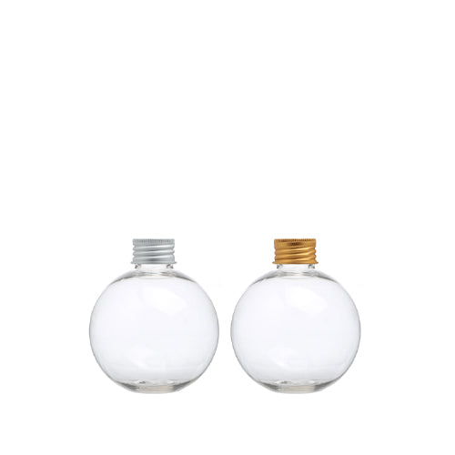D) 中栓付 アルミスクリューキャップボトル(丸型) T250ml_PET - YOKIプラザ - 化粧品容器