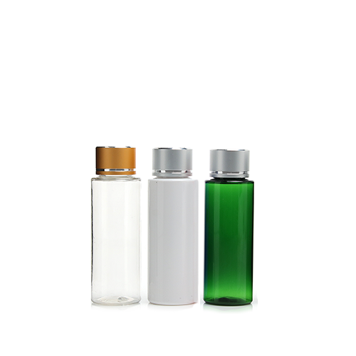 D) 中栓付 金冠・銀冠スクリューキャップボトル T40ml_PET - YOKIプラザ - 化粧品容器