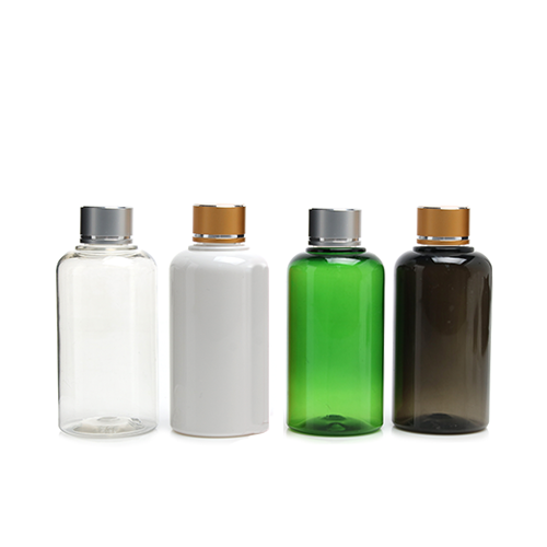 D) 中栓付 金冠・銀冠スクリューキャップボトル T120ml_PET - YOKIプラザ - 化粧品容器