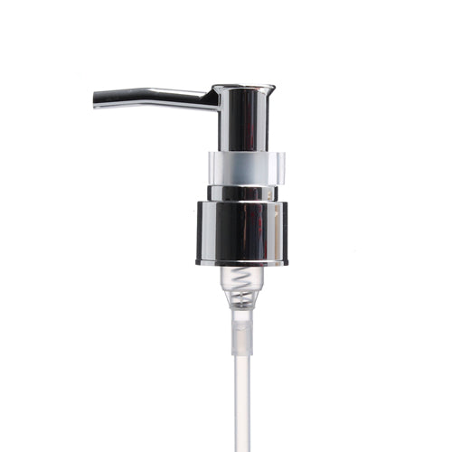 D) メタル冠オイル用ポンプボトル E60ml_PE(半透明) - YOKIプラザ - 化粧品容器