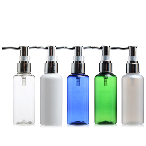 D) メタル冠オイル用ポンプボトル T150ml_PET - YOKIプラザ - 化粧品容器
