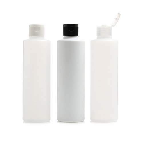 D) ワンタッチキャップボトル(白ボトル) E250ml_PE - YOKIプラザ - 化粧品容器