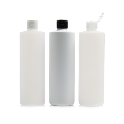 D) ワンタッチキャップボトル E500ml_PE(半透明) - YOKIプラザ - 化粧品容器