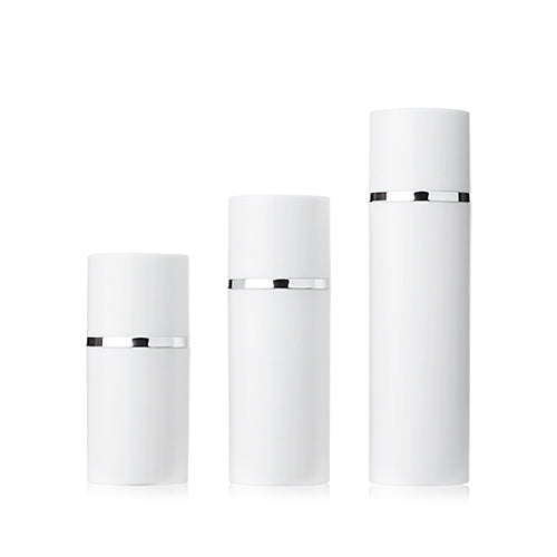 L) 真空ポンプ(銀ライン) N15,30,50ml_PP - YOKIプラザ - 化粧品容器